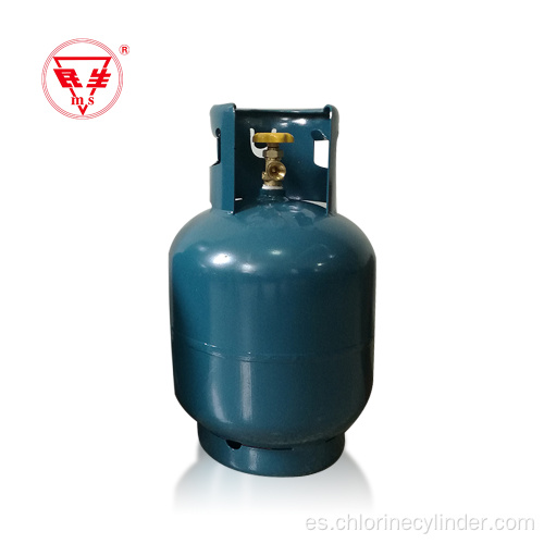Botella de tanque de cilindro de gas de cocina de 10 kg de glp